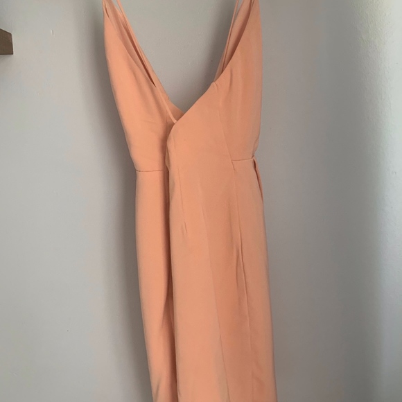 Blush Deep V Mini Dress - Picture 3 of 4